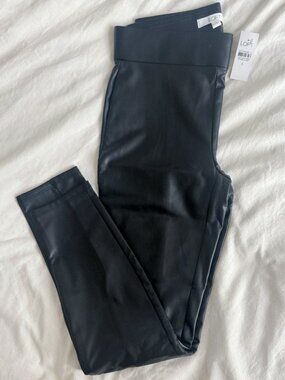 Ann Taylor LOFT Faux Leather Leggings - Size Small - NWT